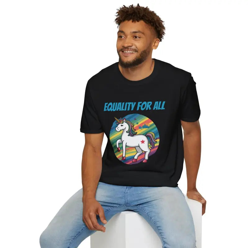 Equality Unicorn T-Shirt - Rock Casual Style - DipaliZ