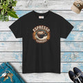 Coffee Lover's Tee - Heavy Cotton Espresso Design - DipaliZ