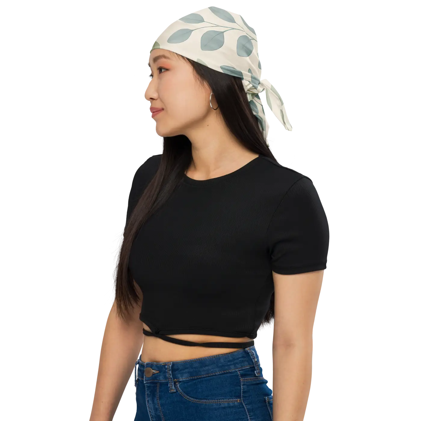 Eucalyptus Print Bandana - UPF50 Sun Protection - DipaliZ