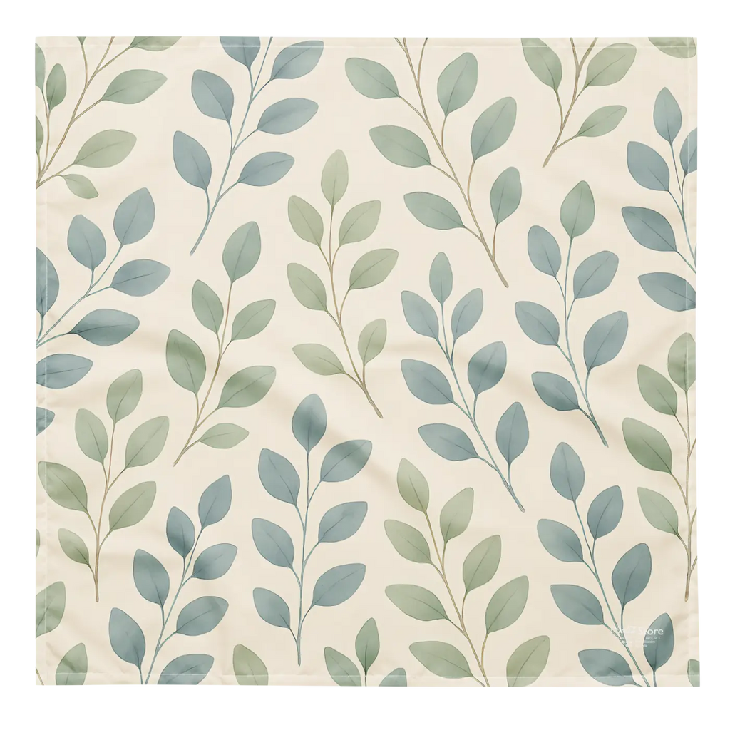 Eucalyptus Print Bandana - UPF50 Sun Protection - DipaliZ