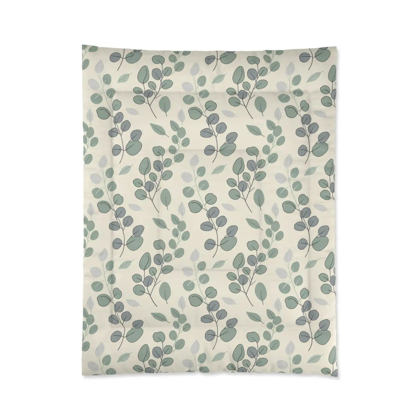 Leaves Botanical Comforter - Eucalyptus Nature Design - DipaliZ
