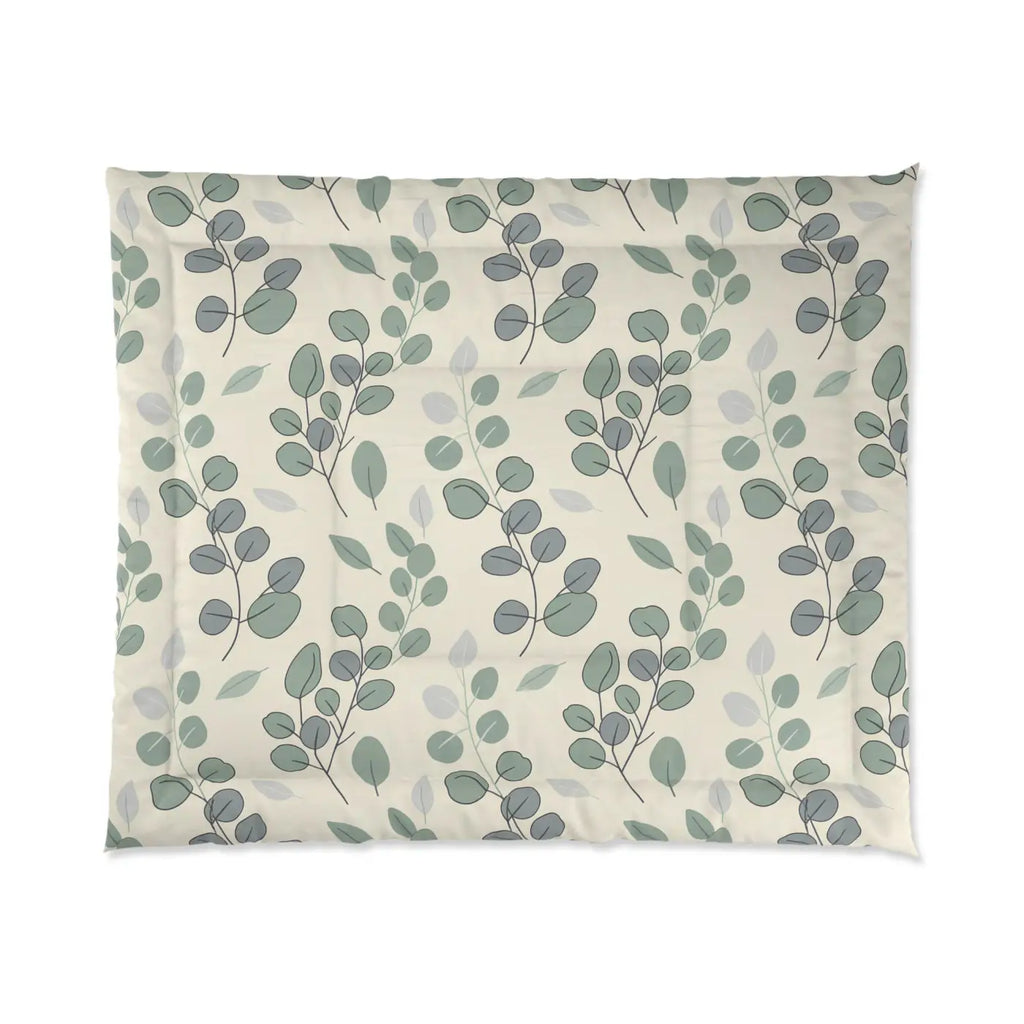 Leaves Botanical Comforter - Eucalyptus Nature Design - DipaliZ
