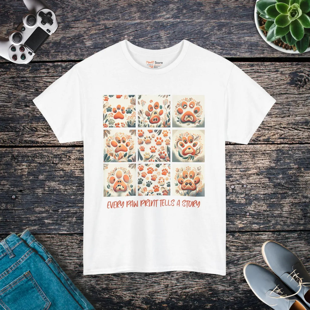 Vibrant Unisex Heavy Cotton Tee - Cool Story Design - DipaliZ