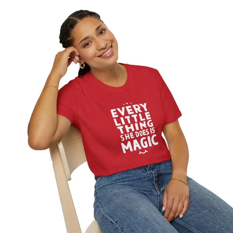 Magic Softstyle Cotton Tee - Unisex Comfort Fit - DipaliZ