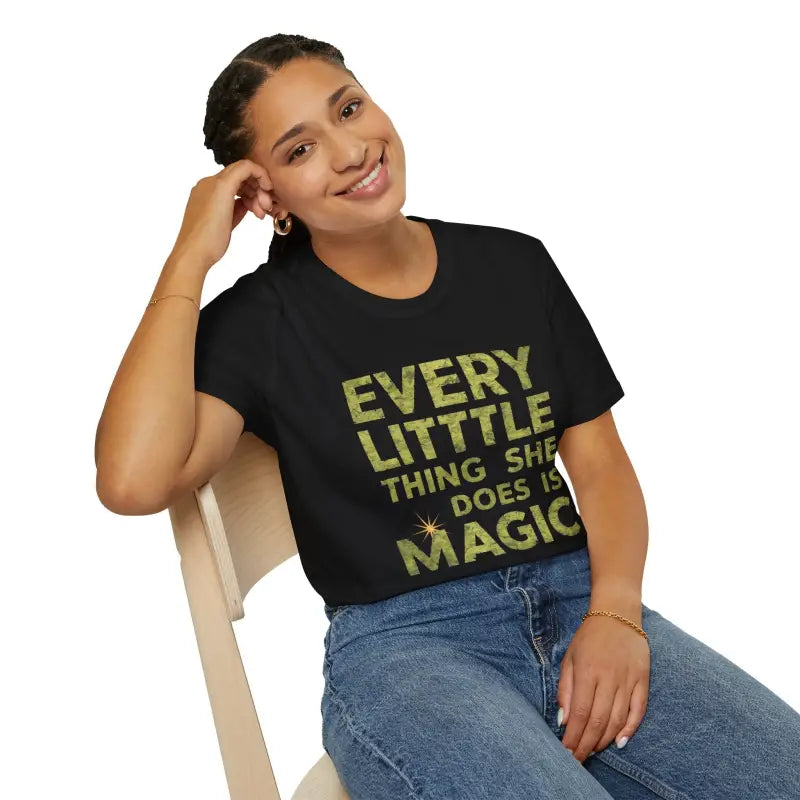 Every Little Thing She Does Is Magic Cotton Tee - DipaliZ