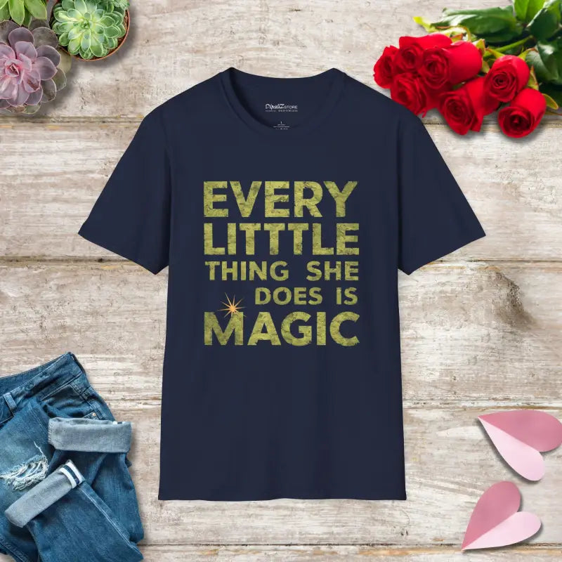 Every Little Thing She Does Is Magic Cotton Tee - DipaliZ