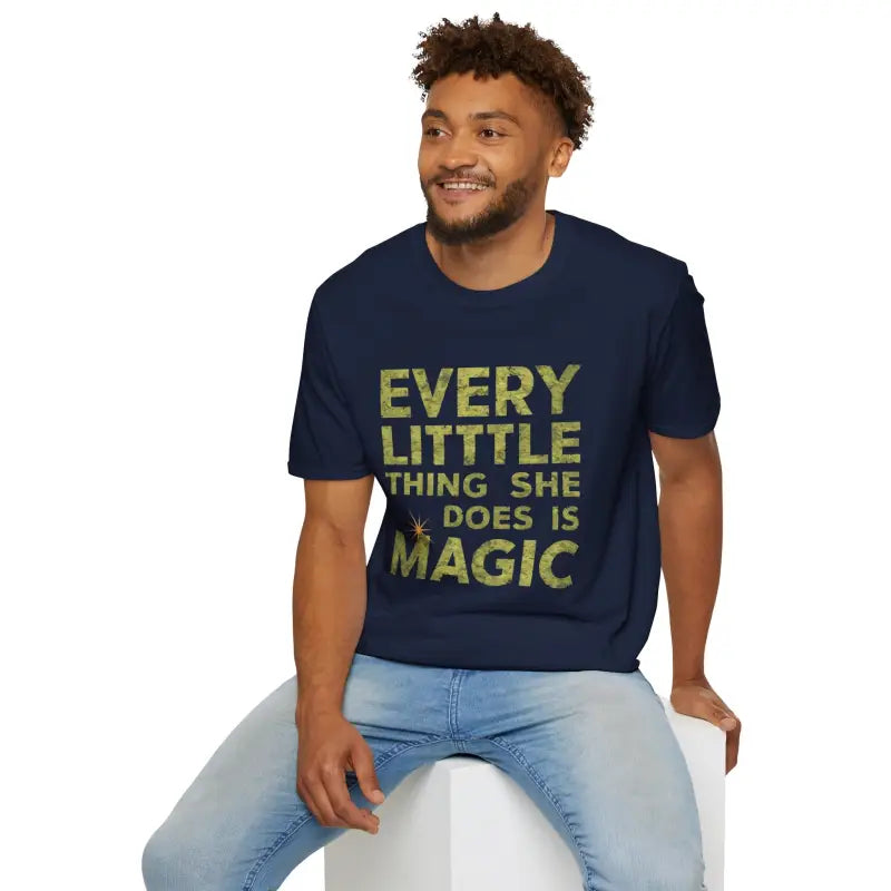 Every Little Thing She Does Is Magic Cotton Tee - DipaliZ