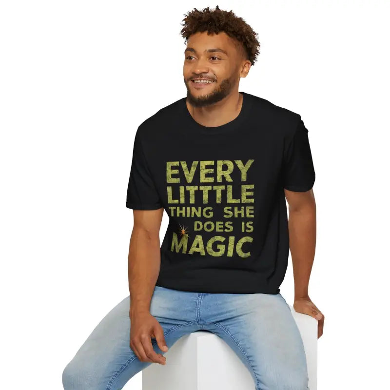 Every Little Thing She Does Is Magic Cotton Tee - DipaliZ