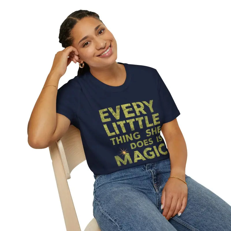Every Little Thing She Does Is Magic Cotton Tee - DipaliZ