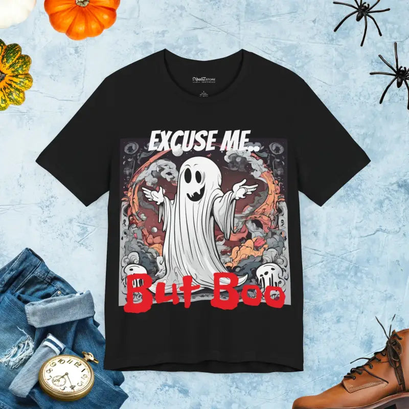 Unisex Jersey Short Sleeve Tee - Boo Halloween - DipaliZ