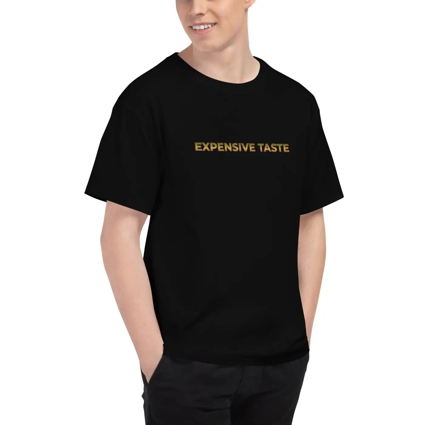 Taste Champion T-Shirt - Left Sleeve Style Luxury - DipaliZ