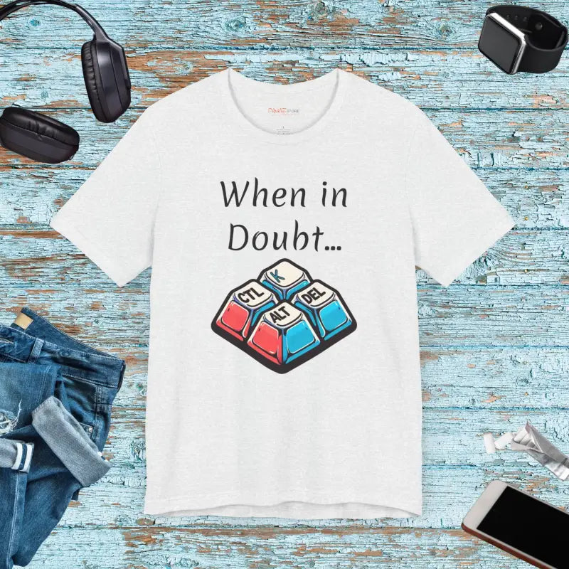 Unisex Jersey Short Sleeve Tee - Ultimate Comfort Fit - DipaliZ