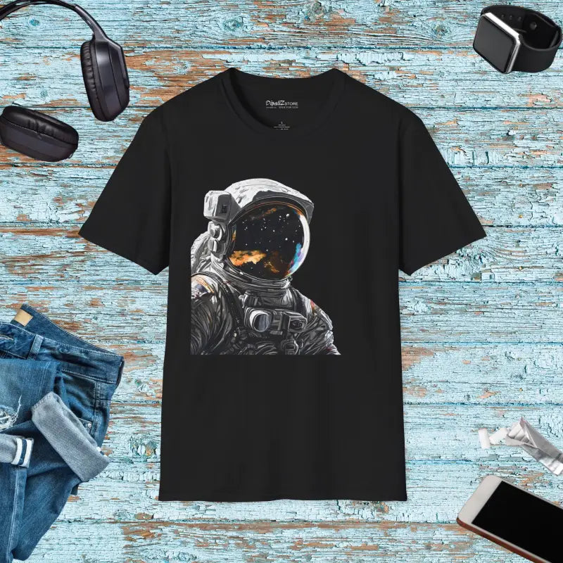 Unisex Softstyle T Shirt - Space Themed Cotton Comfort - DipaliZ