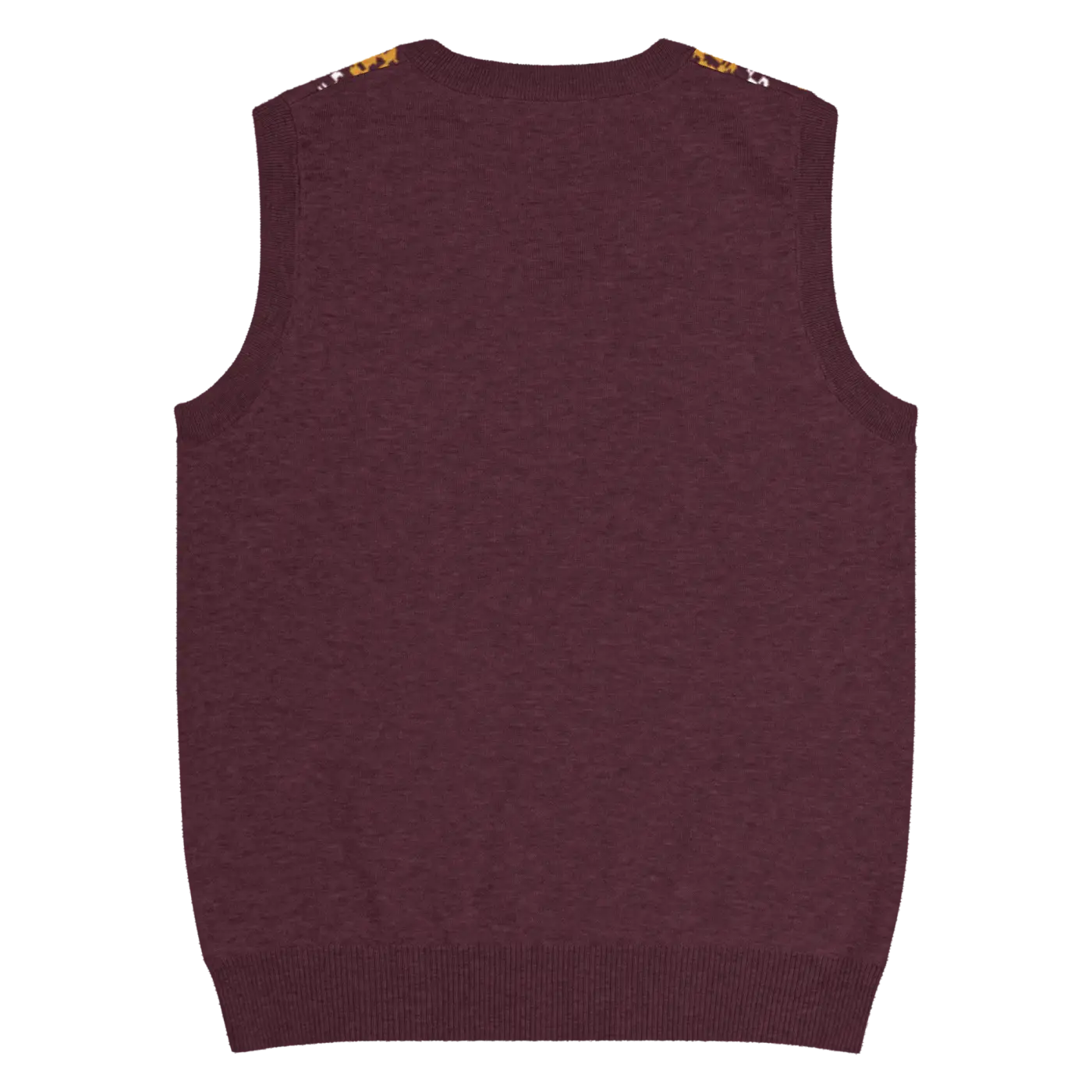 Fair Isle Winter Pattern Knit Vest - Vintage V-Neck - DipaliZ