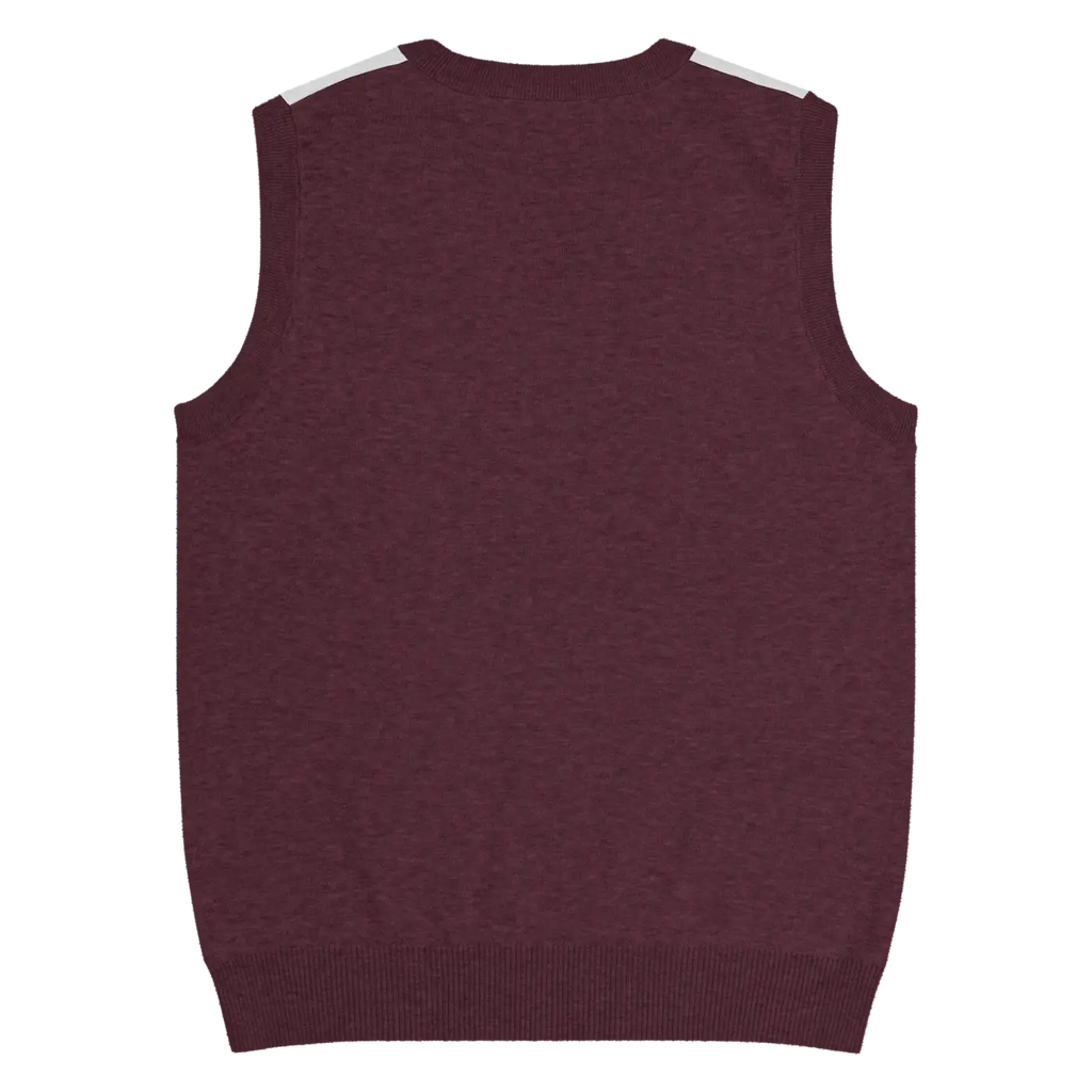 Fair Isle Winter Pattern Knit Vest - Vintage V-Neck - DipaliZ