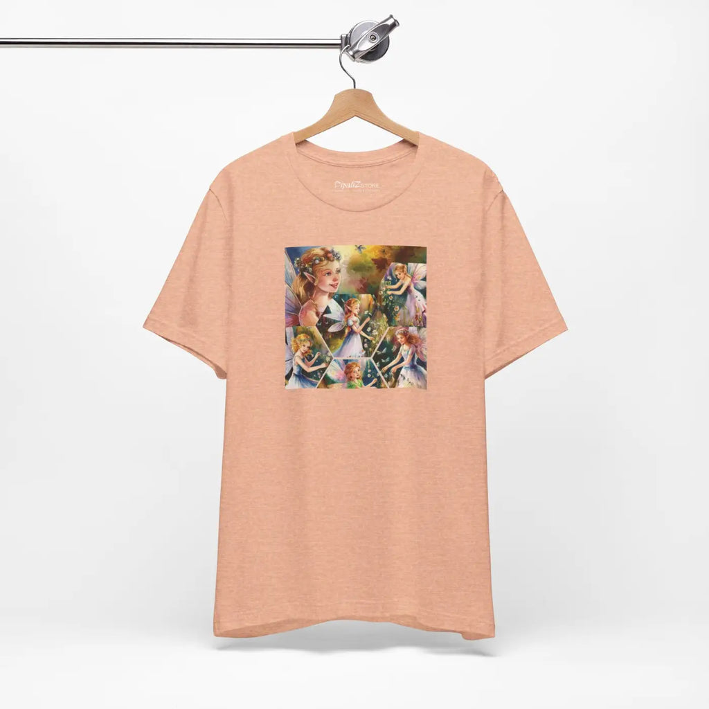 Enchanted Forest Unisex Jersey Tee - Fairy Design - DipaliZ