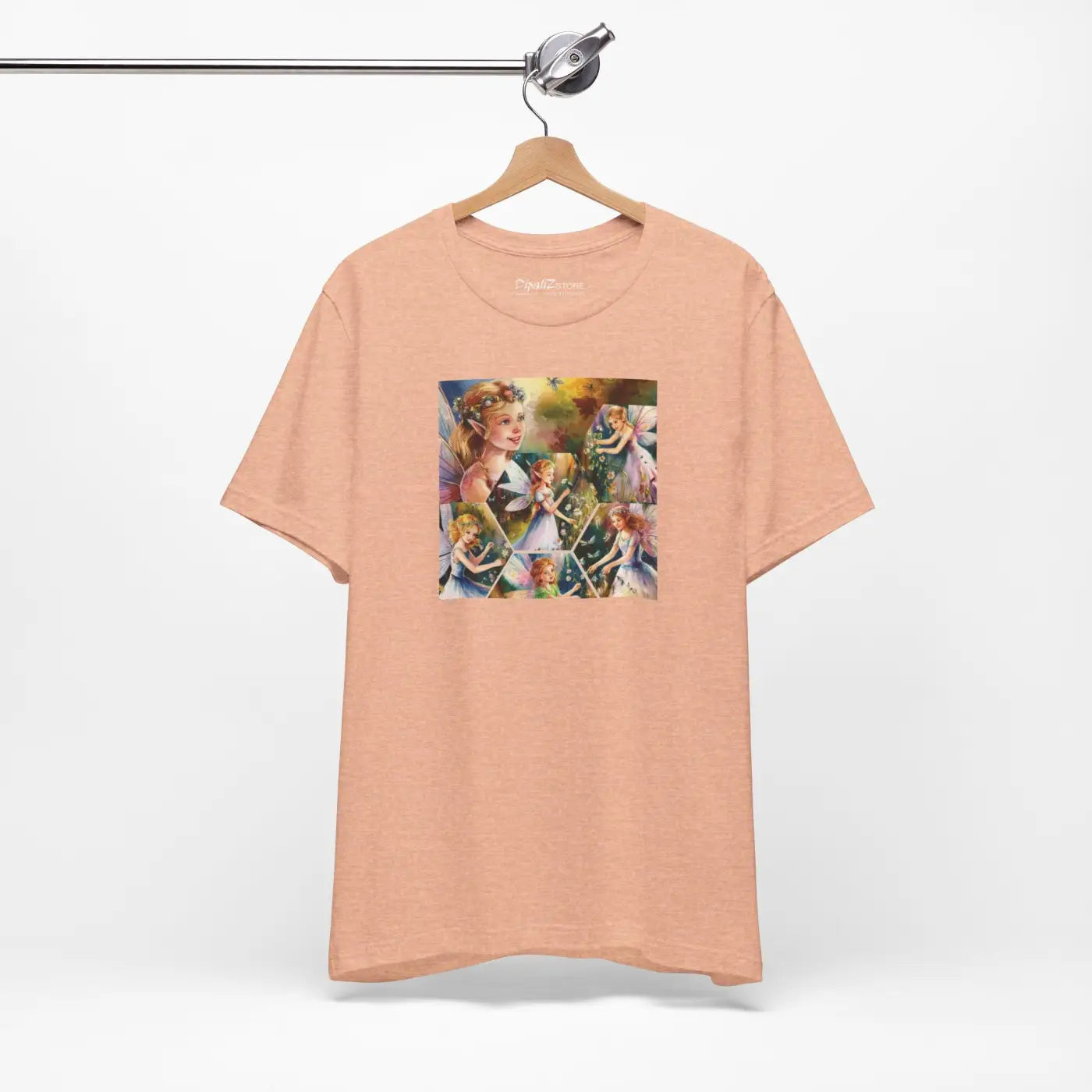 Enchanted Forest Unisex Jersey Tee - Fairy Design - DipaliZ