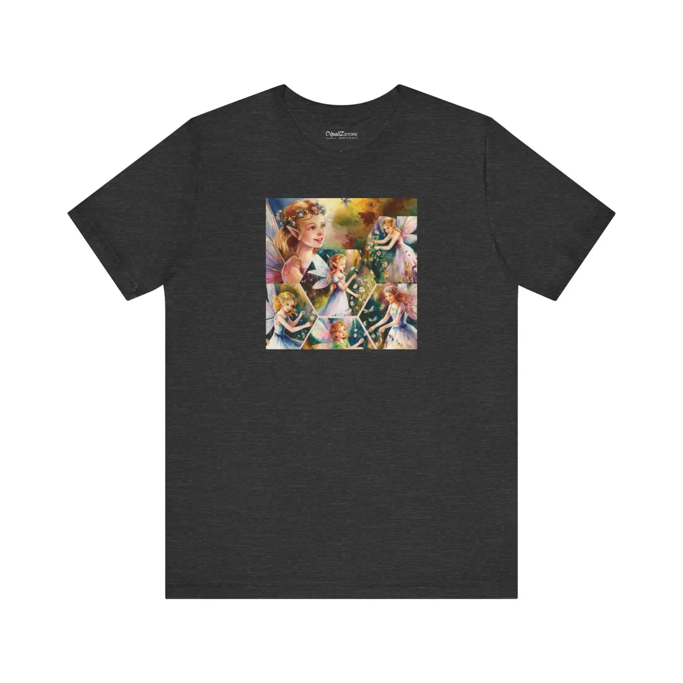 Enchanted Forest Unisex Jersey Tee - Fairy Design - DipaliZ