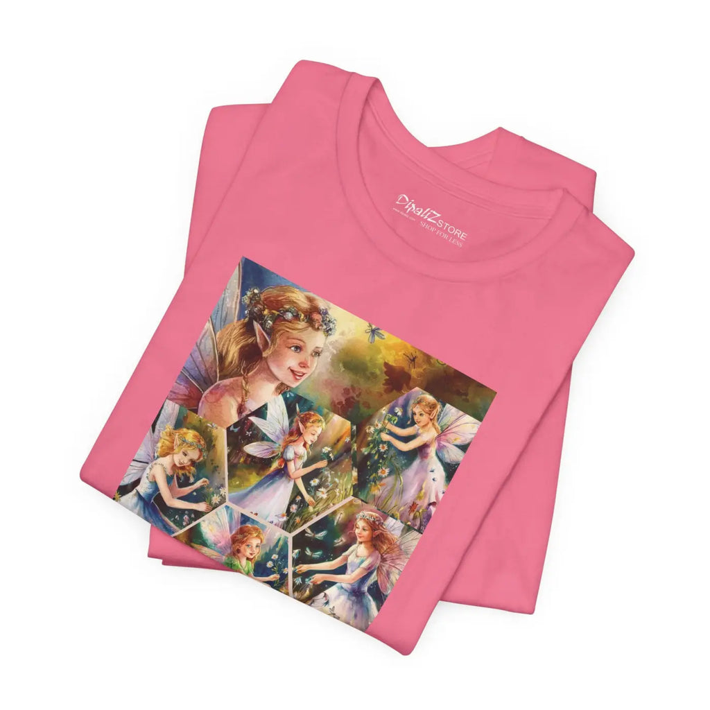 Enchanted Forest Unisex Jersey Tee - Fairy Design - DipaliZ