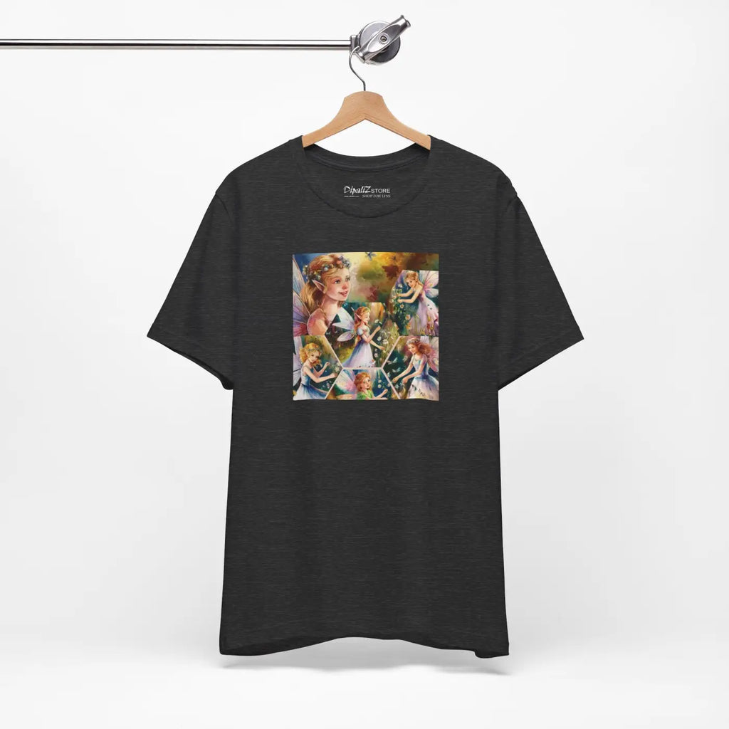 Enchanted Forest Unisex Jersey Tee - Fairy Design - DipaliZ