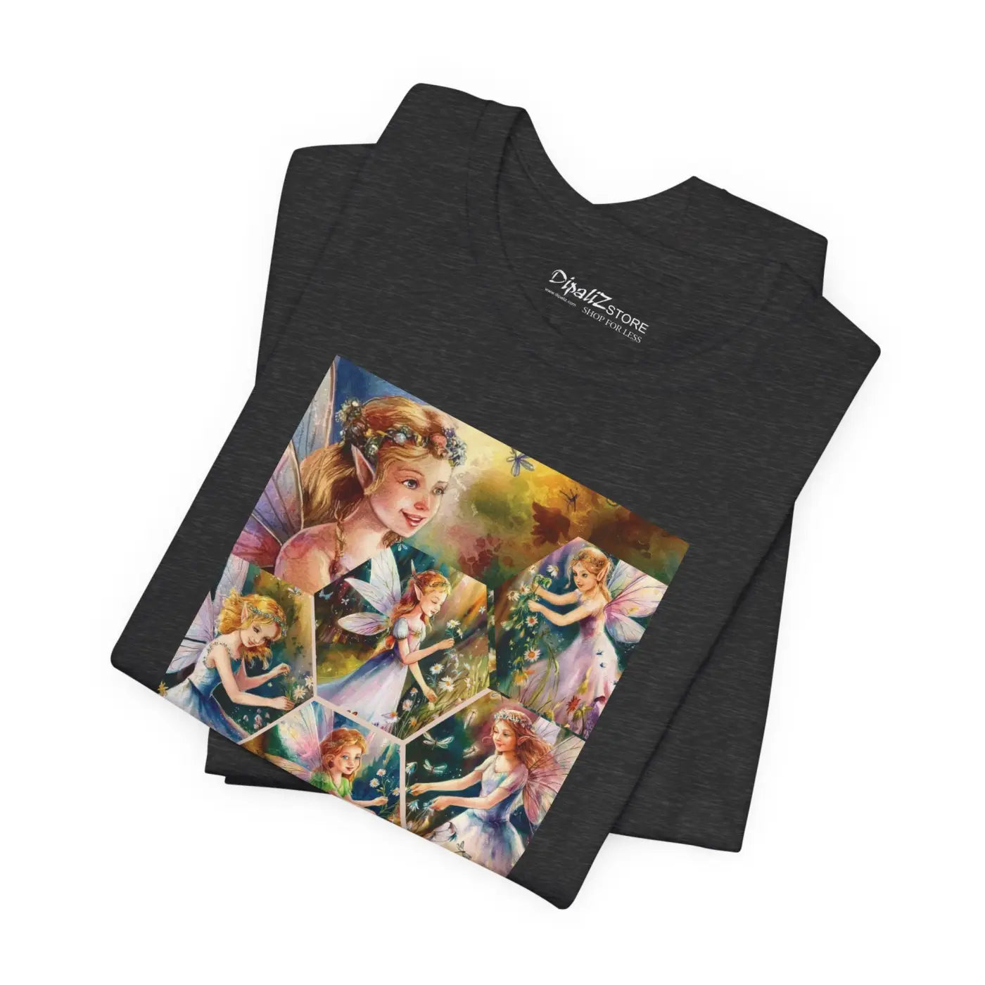 Enchanted Forest Unisex Jersey Tee - Fairy Design - DipaliZ