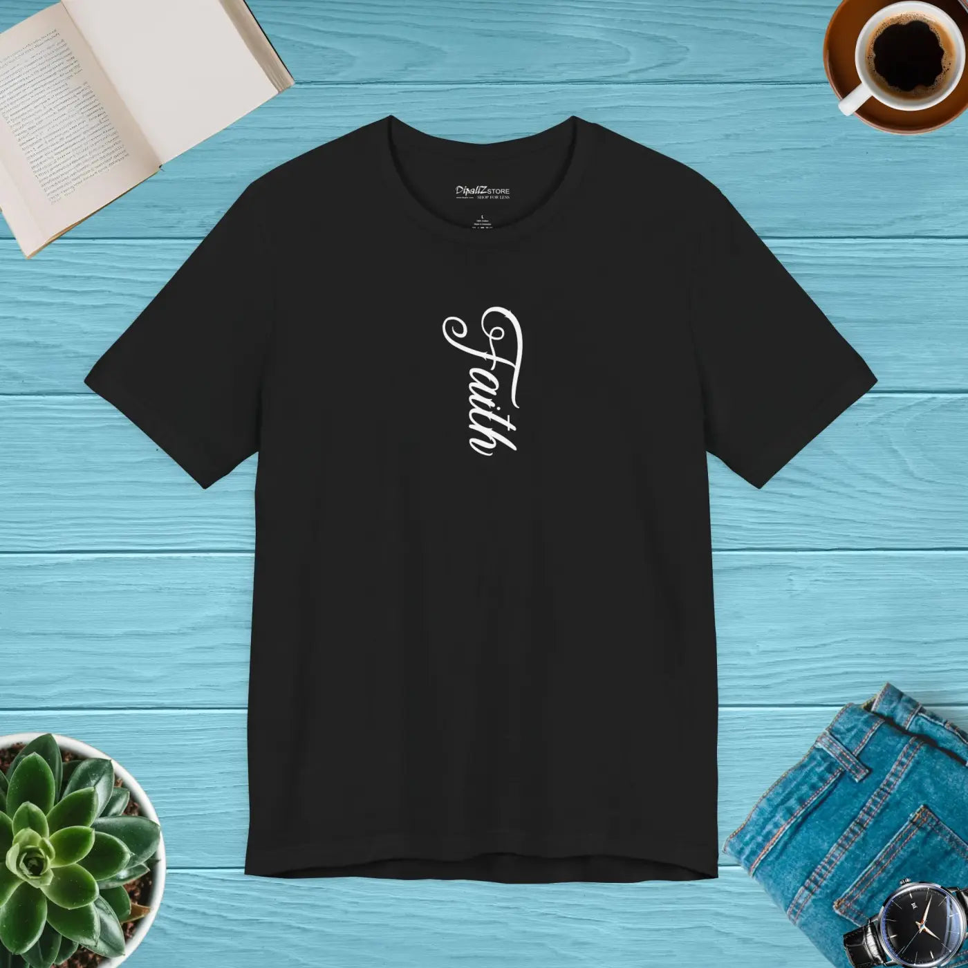 Timeless Faith Unisex Jersey Tee - Soft Cotton - DipaliZ