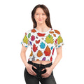Fall Foliage Aop Crop Tee - Vibrant Everyday Style - DipaliZ