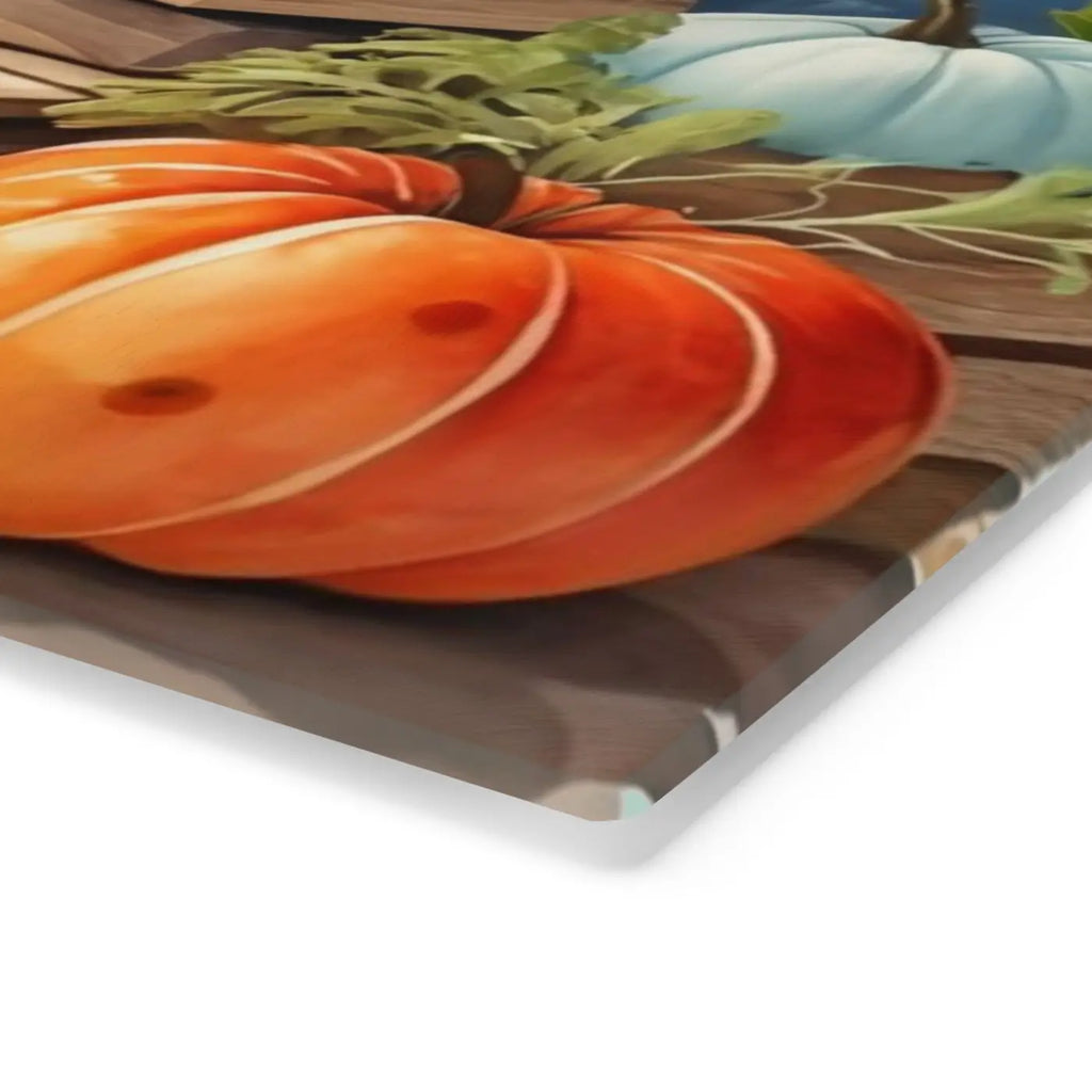 Tempered Glass Cutting Board - Bold Autumn Design - DipaliZ