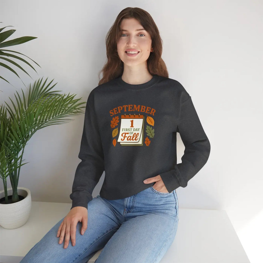 Fall Inspired Crewneck - Cozy Autumn Vibes Sweatshirt - DipaliZ