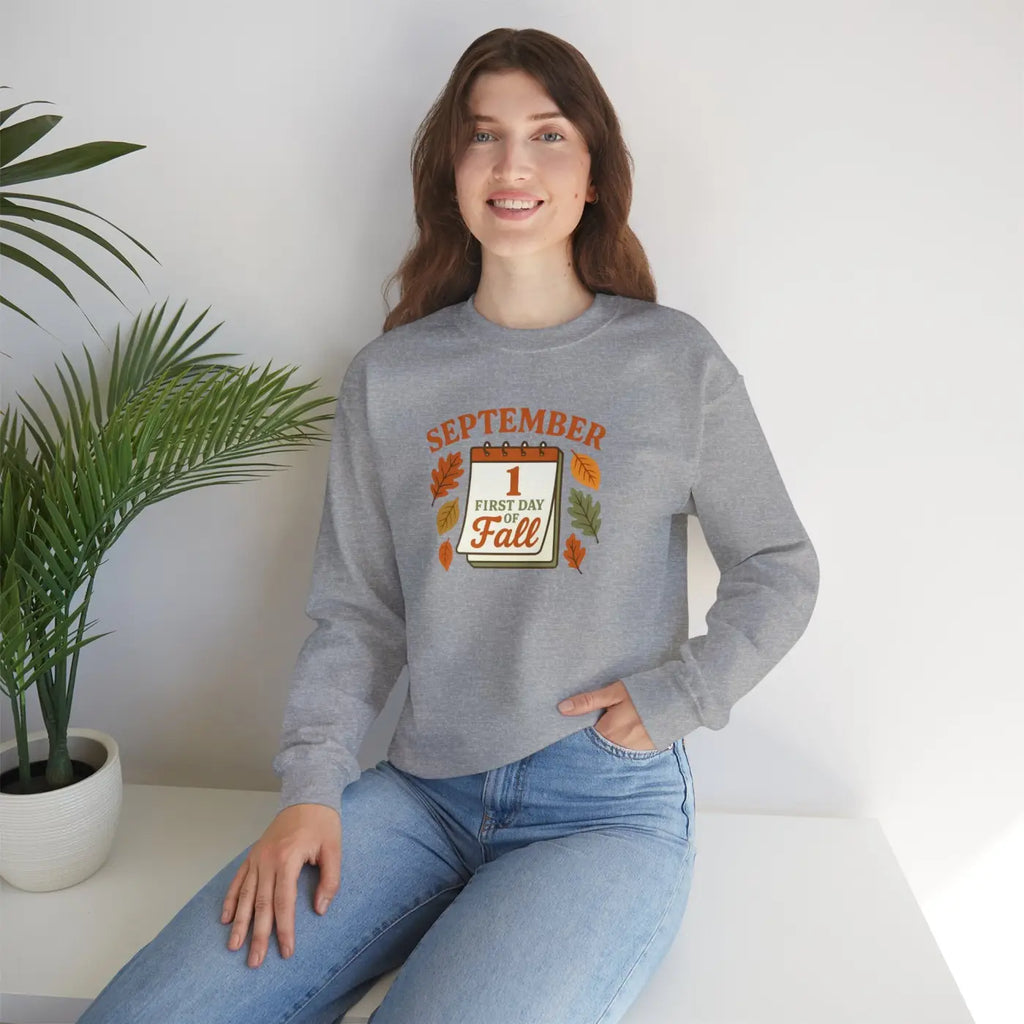 Fall Inspired Crewneck - Cozy Autumn Vibes Sweatshirt - DipaliZ