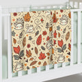 Fall Leaves Baby Swaddle Blanket - Cozy Autumn Design - DipaliZ