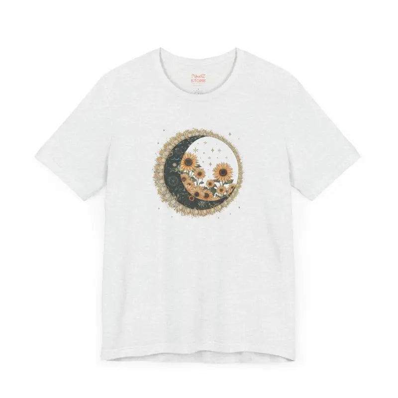 Moonlit Garden Tee - Floral Comfort Style - DipaliZ