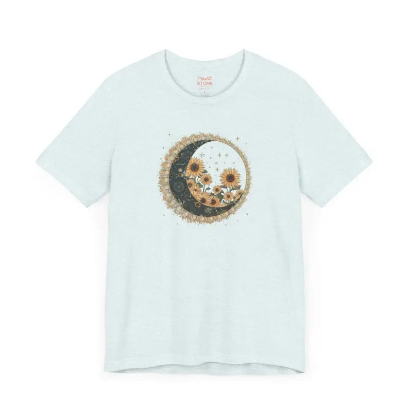 Moonlit Garden Tee - Floral Comfort Style - DipaliZ