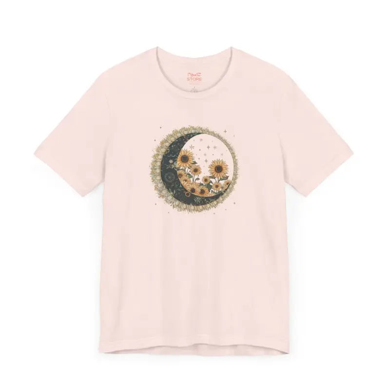 Moonlit Garden Tee - Floral Comfort Style - DipaliZ