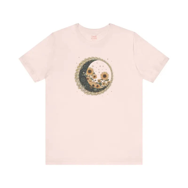 Moonlit Garden Tee - Floral Comfort Style - DipaliZ