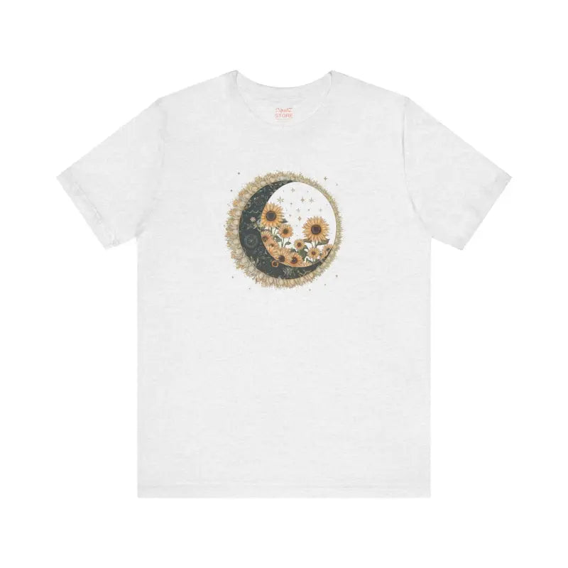Moonlit Garden Tee - Floral Comfort Style - DipaliZ