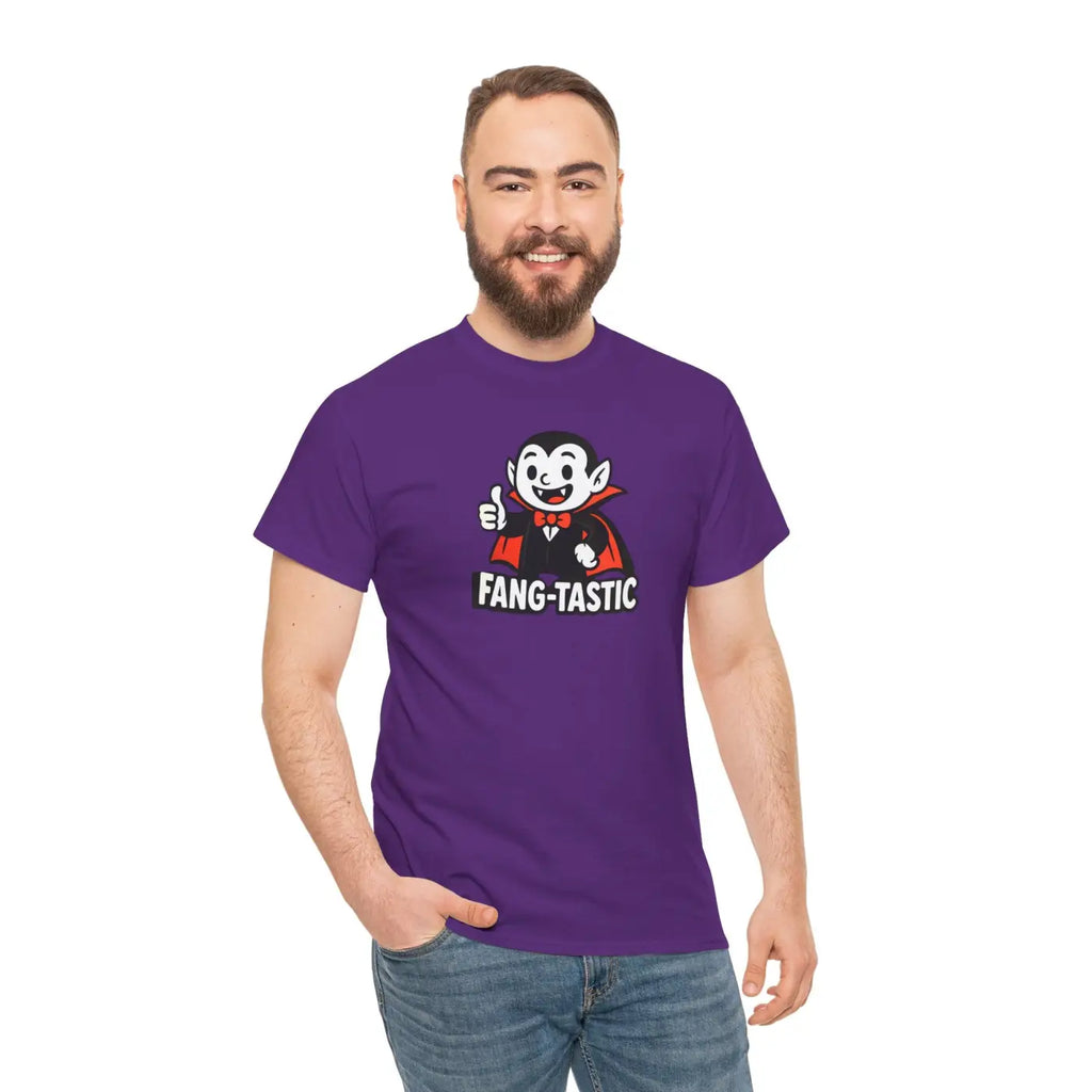 Fangtastic Halloween Tee - Fun Unisex Cotton Party Wear - DipaliZ
