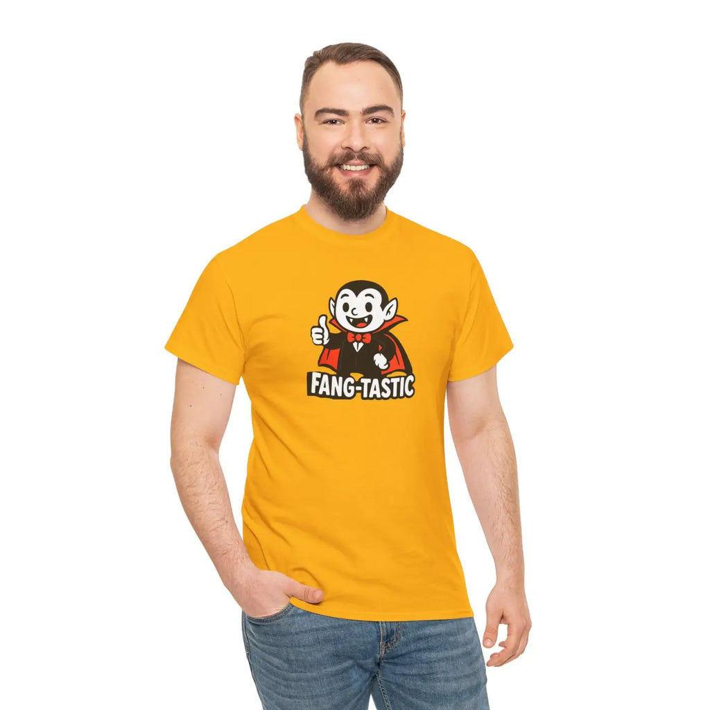 Fangtastic Halloween Tee - Fun Unisex Cotton Party Wear - DipaliZ