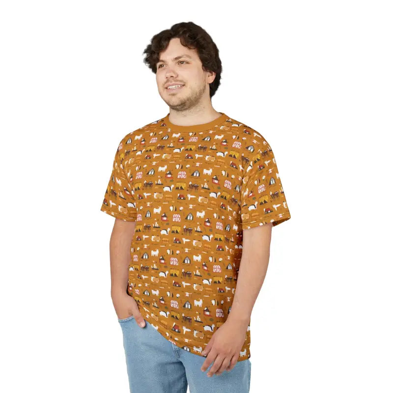 Farm Animals Polyester Tee - Unisex All Over Print - DipaliZ