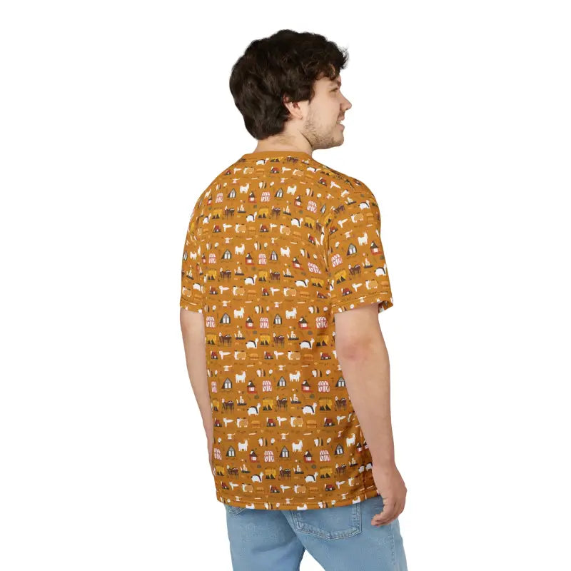 Farm Animals Polyester Tee - Unisex All Over Print - DipaliZ