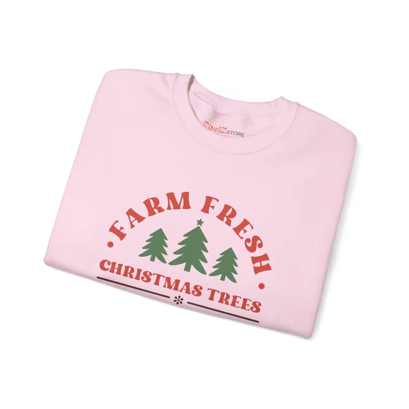 Farm Fresh Christmas Tree Sweatshirt - Festive Holiday - DipaliZ
