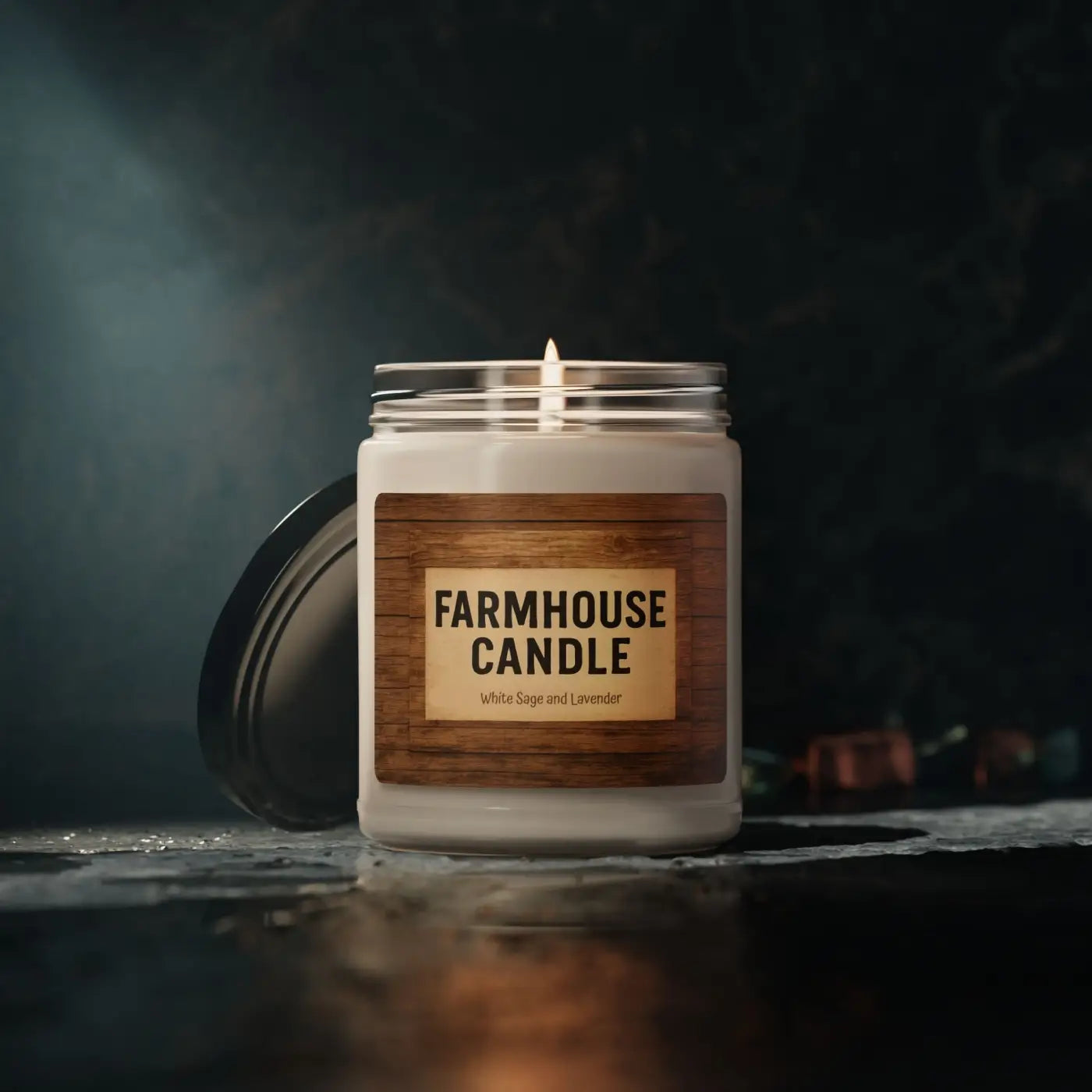 Scented Soy Candle - Apple Harvest Cozy Fall Ambience - DipaliZ