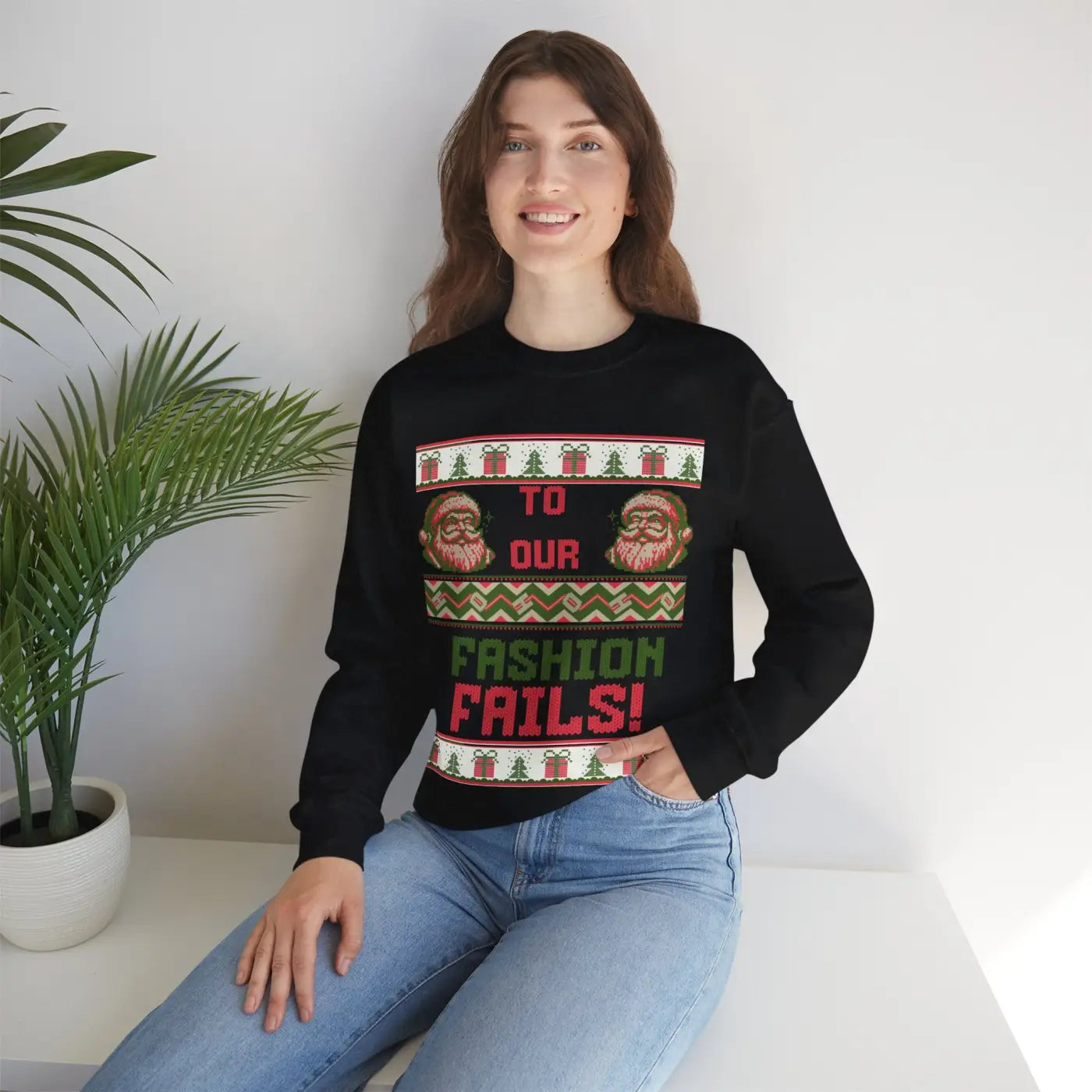 Ultimate Unisex Heavy Fashion Fails Ugly Sweater - Bold Statement - DipaliZ