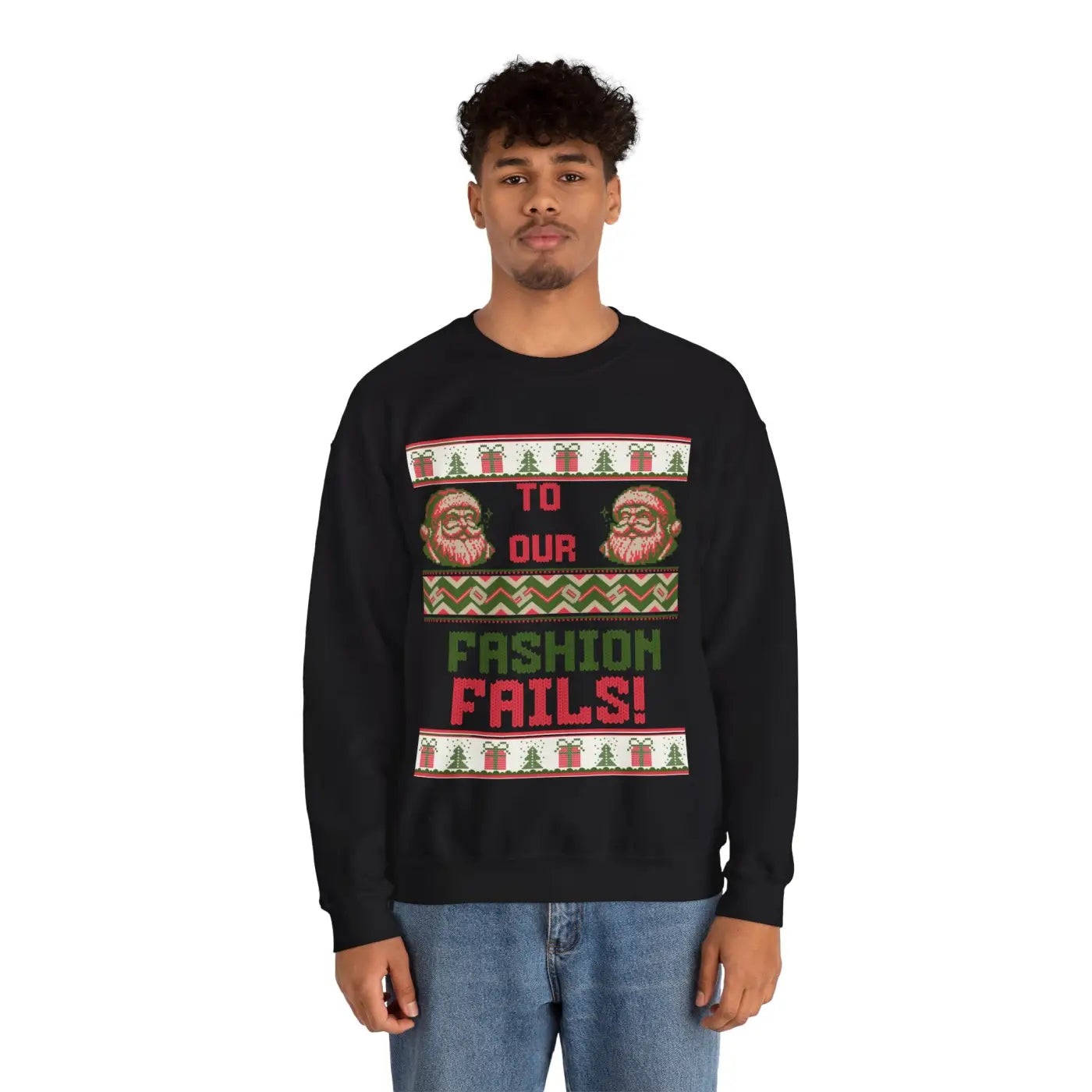 Ultimate Unisex Heavy Fashion Fails Ugly Sweater - Bold Statement - DipaliZ