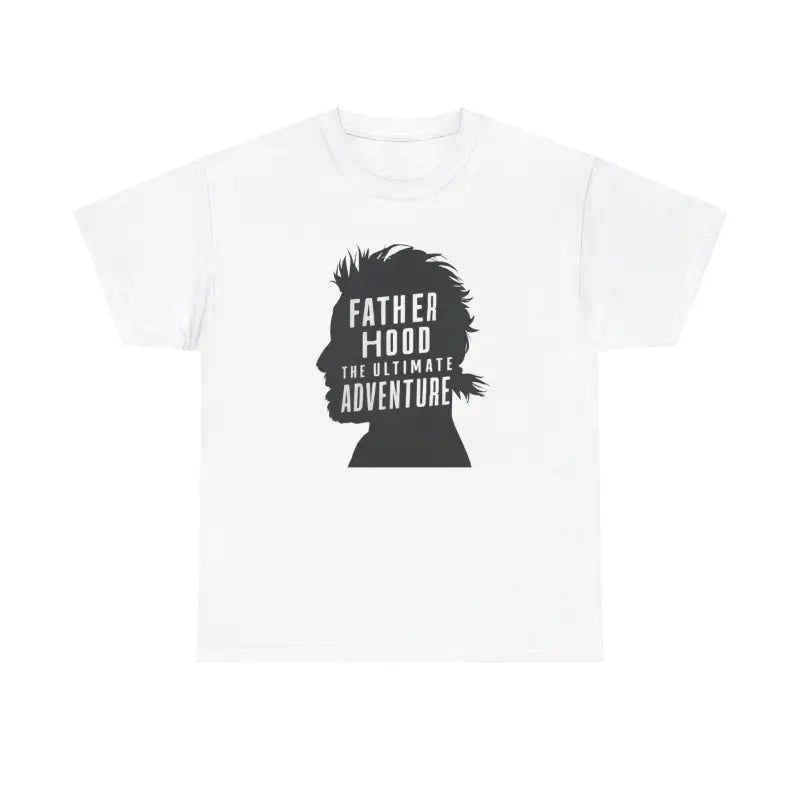 Heavy Cotton Tee - Fatherhood The Ultimate Adventure - DipaliZ