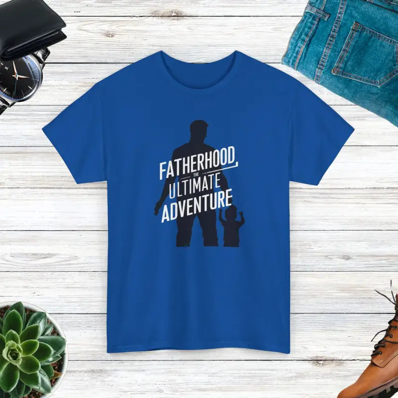 Fatherhood The Ultimate Adventure Tee - Premium Heavy Cotton - DipaliZ