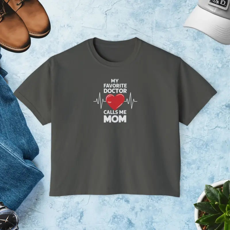 Mamas Favorite Muscle Tee - Oversized Boxy Cotton Fit - DipaliZ