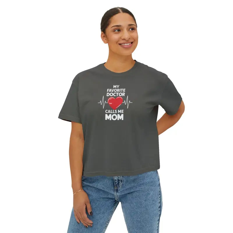 Mamas Favorite Muscle Tee - Oversized Boxy Cotton Fit - DipaliZ