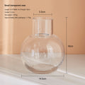 New Ball Colorful Transparent Glass Vase Ornament