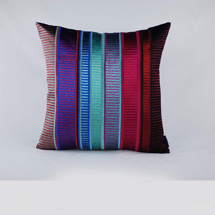 Home Simple Retro Embroidery Big Hug Pillowcase